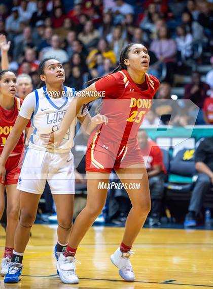 Thumbnail 2 in Cathedral Catholic vs. La Jolla Country Day (CIF SDS Girls Open Divistion Finals) photogallery.