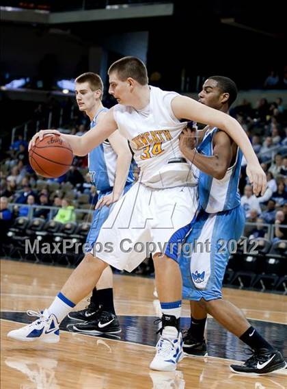 Thumbnail 3 in Newport Central Catholic vs. Boone County (Regional Playoff) photogallery.