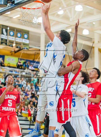 Thumbnail 3 in Saint Mary's vs. Capital Christian (CIF NorCal Regional D4 Final) photogallery.