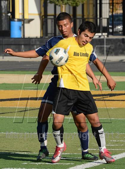 Thumbnail 2 in Downey @ Rio Linda (CIF SJS D2 Playoffs) photogallery.