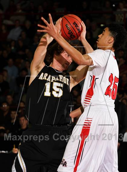 Thumbnail 1 in Arapahoe vs. Denver East (CHSAA 5A Great 8) photogallery.