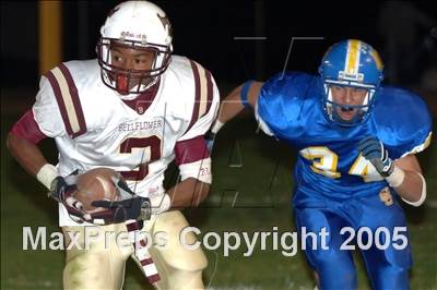 Thumbnail 1 in Bellflower @ Charter Oak (Section Playoffs) photogallery.