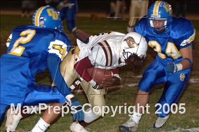 Thumbnail 3 in Bellflower @ Charter Oak (Section Playoffs) photogallery.