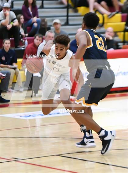 Thumbnail 1 in Westbury Christian vs. La Lumiere (Hoophall West Invitational) photogallery.