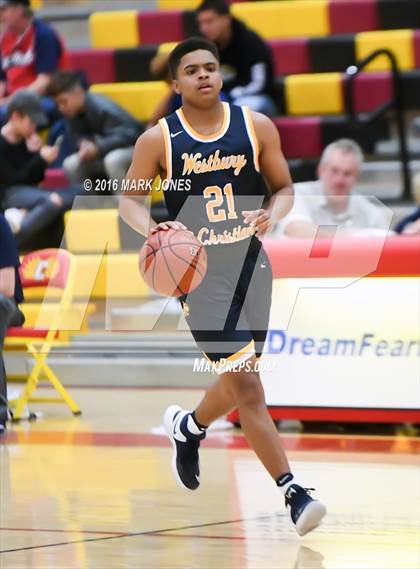 Thumbnail 2 in Westbury Christian vs. La Lumiere (Hoophall West Invitational) photogallery.