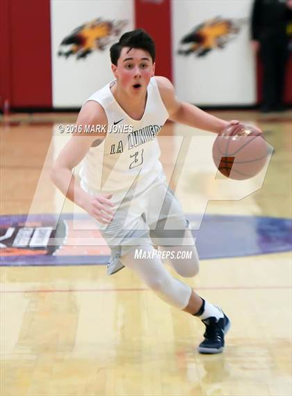 Thumbnail 1 in Westbury Christian vs. La Lumiere (Hoophall West Invitational) photogallery.