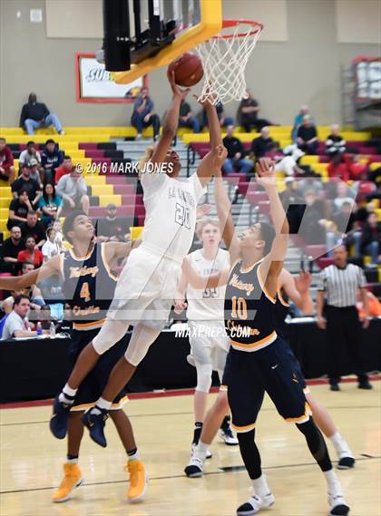 Thumbnail 2 in Westbury Christian vs. La Lumiere (Hoophall West Invitational) photogallery.