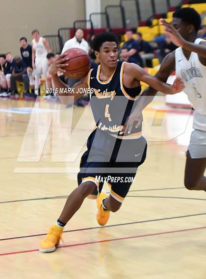 Thumbnail 1 in Westbury Christian vs. La Lumiere (Hoophall West Invitational) photogallery.