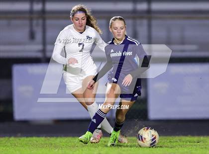Thumbnail 1 in Spanish River vs Boca Raton (FHSAA 7A District 14 Semifinal) photogallery.