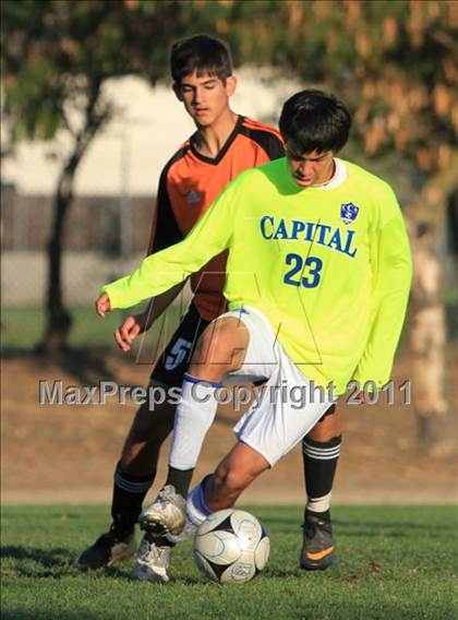 Thumbnail 2 in Summerville @ Capital Christian (CIF SJS Playoffs) photogallery.