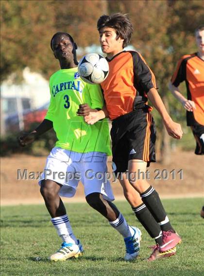 Thumbnail 2 in Summerville @ Capital Christian (CIF SJS Playoffs) photogallery.
