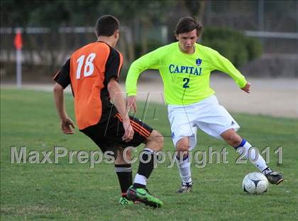 Thumbnail 2 in Summerville @ Capital Christian (CIF SJS Playoffs) photogallery.