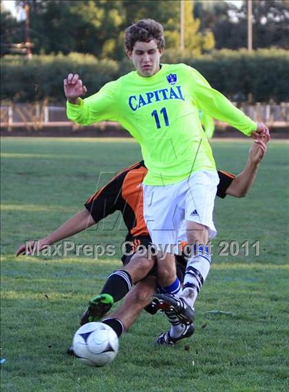 Thumbnail 2 in Summerville @ Capital Christian (CIF SJS Playoffs) photogallery.