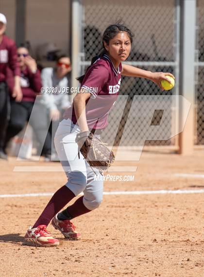 Thumbnail 3 in Reagan [Ronald] vs Highlands (NEISD Softball Tournament) photogallery.