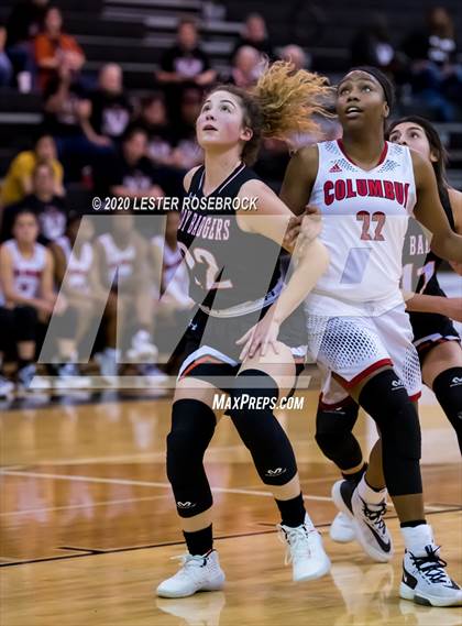 Thumbnail 1 in Columbus vs. Karnes City (UIL 3A Bi-District Playoffs) photogallery.