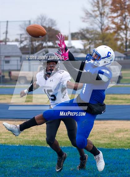 Thumbnail 2 in Carbondale @ Cahokia (IHSA 5A Second Round Playoff) photogallery.