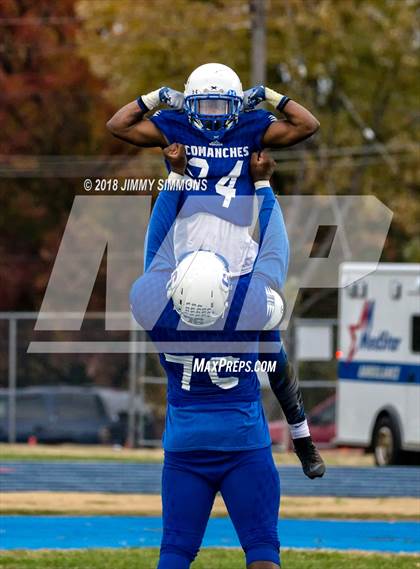 Thumbnail 1 in Carbondale @ Cahokia (IHSA 5A Second Round Playoff) photogallery.