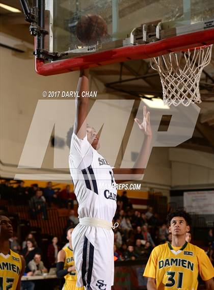 Thumbnail 1 in Sierra Canyon vs. Damien (La Canada Holiday Tournament) photogallery.