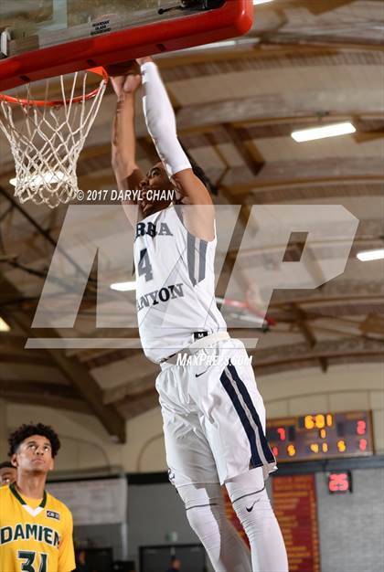Thumbnail 3 in Sierra Canyon vs. Damien (La Canada Holiday Tournament) photogallery.