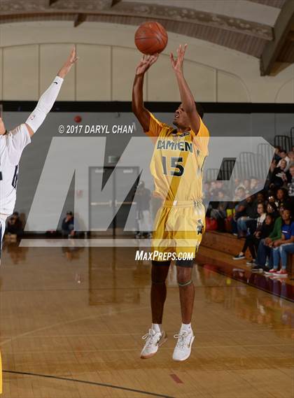 Thumbnail 2 in Sierra Canyon vs. Damien (La Canada Holiday Tournament) photogallery.