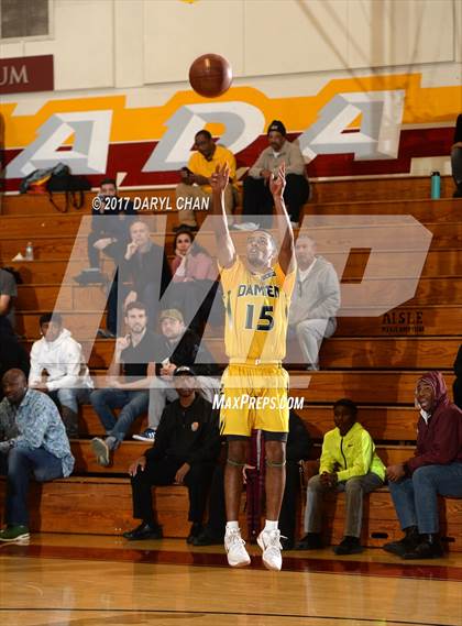 Thumbnail 3 in Sierra Canyon vs. Damien (La Canada Holiday Tournament) photogallery.