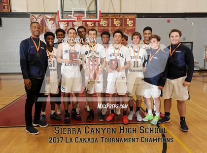 Thumbnail 1 in Sierra Canyon vs. Damien (La Canada Holiday Tournament) photogallery.