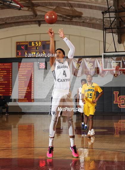 Thumbnail 1 in Sierra Canyon vs. Damien (La Canada Holiday Tournament) photogallery.