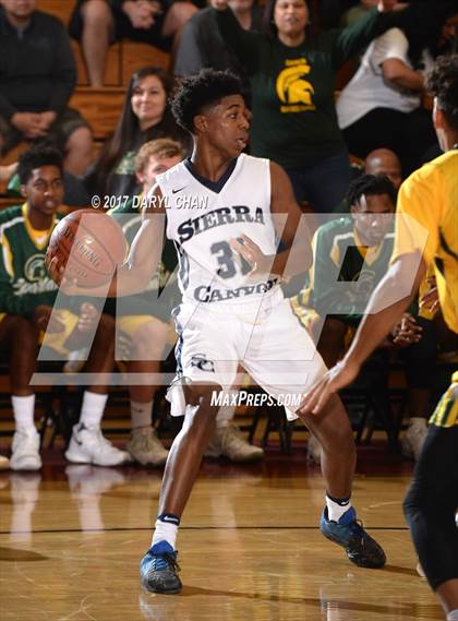 Thumbnail 1 in Sierra Canyon vs. Damien (La Canada Holiday Tournament) photogallery.