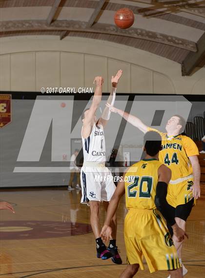 Thumbnail 3 in Sierra Canyon vs. Damien (La Canada Holiday Tournament) photogallery.