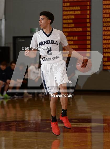 Thumbnail 1 in Sierra Canyon vs. Damien (La Canada Holiday Tournament) photogallery.