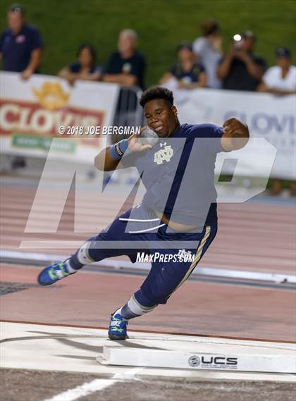 Thumbnail 2 in CIF State Track and Field Championships (Boys Shot Put Finals) photogallery.