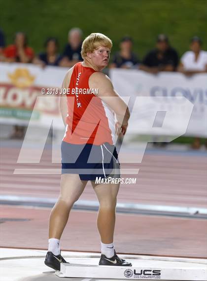Thumbnail 2 in CIF State Track and Field Championships (Boys Shot Put Finals) photogallery.