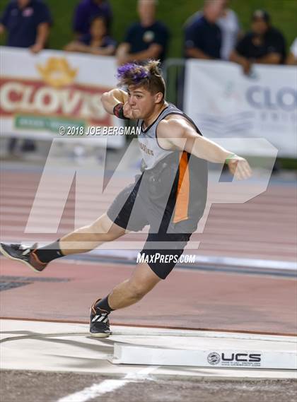 Thumbnail 1 in CIF State Track and Field Championships (Boys Shot Put Finals) photogallery.