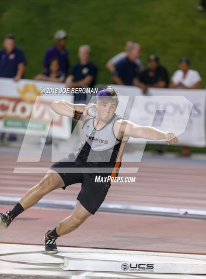 Thumbnail 2 in CIF State Track and Field Championships (Boys Shot Put Finals) photogallery.