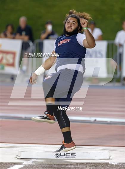 Thumbnail 3 in CIF State Track and Field Championships (Boys Shot Put Finals) photogallery.