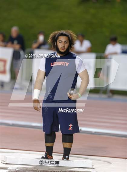 Thumbnail 2 in CIF State Track and Field Championships (Boys Shot Put Finals) photogallery.