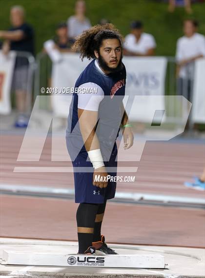 Thumbnail 3 in CIF State Track and Field Championships (Boys Shot Put Finals) photogallery.