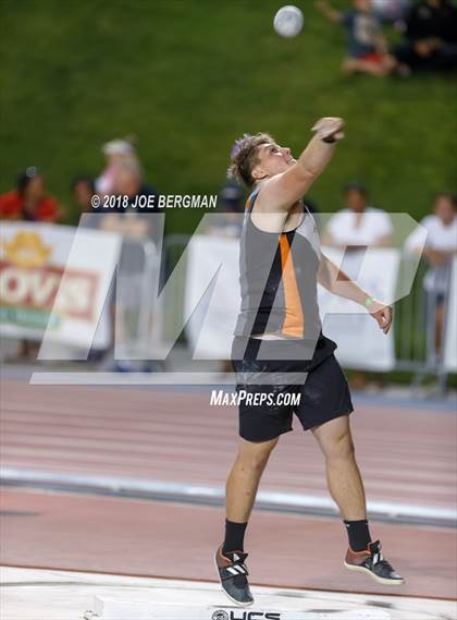 Thumbnail 1 in CIF State Track and Field Championships (Boys Shot Put Finals) photogallery.
