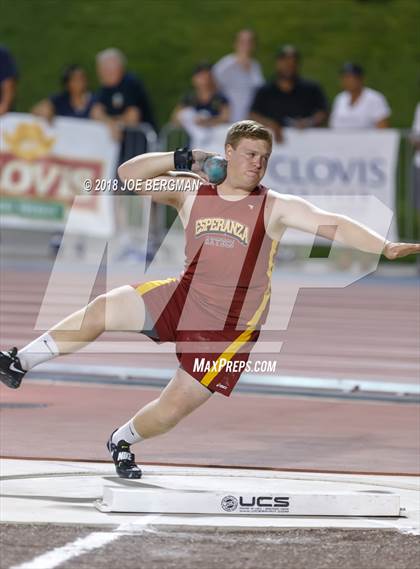 Thumbnail 1 in CIF State Track and Field Championships (Boys Shot Put Finals) photogallery.