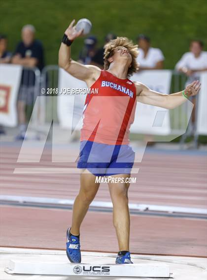 Thumbnail 3 in CIF State Track and Field Championships (Boys Shot Put Finals) photogallery.
