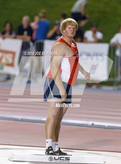 Thumbnail 3 in CIF State Track and Field Championships (Boys Shot Put Finals) photogallery.