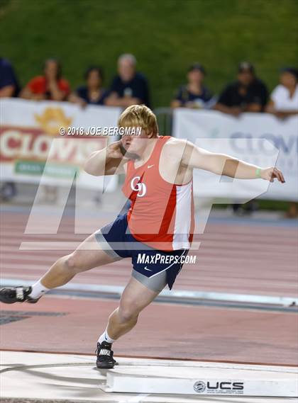 Thumbnail 2 in CIF State Track and Field Championships (Boys Shot Put Finals) photogallery.