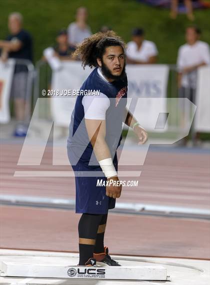 Thumbnail 2 in CIF State Track and Field Championships (Boys Shot Put Finals) photogallery.