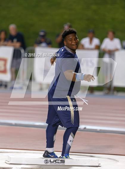 Thumbnail 1 in CIF State Track and Field Championships (Boys Shot Put Finals) photogallery.
