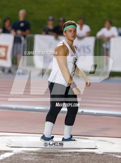 Thumbnail 1 in CIF State Track and Field Championships (Boys Shot Put Finals) photogallery.