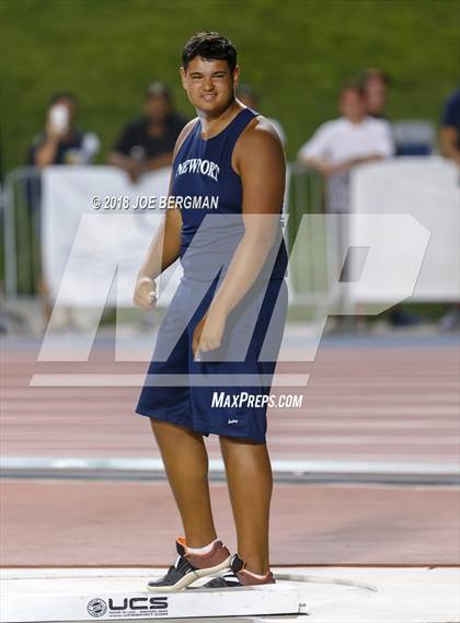 Thumbnail 2 in CIF State Track and Field Championships (Boys Shot Put Finals) photogallery.