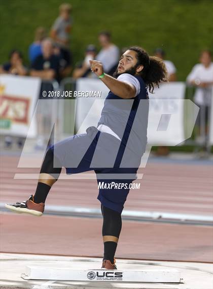 Thumbnail 3 in CIF State Track and Field Championships (Boys Shot Put Finals) photogallery.