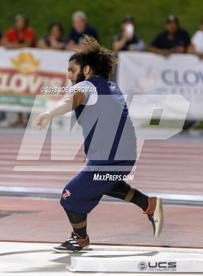 Thumbnail 1 in CIF State Track and Field Championships (Boys Shot Put Finals) photogallery.