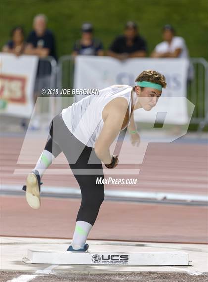 Thumbnail 3 in CIF State Track and Field Championships (Boys Shot Put Finals) photogallery.