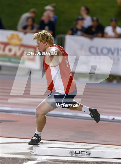 Thumbnail 3 in CIF State Track and Field Championships (Boys Shot Put Finals) photogallery.